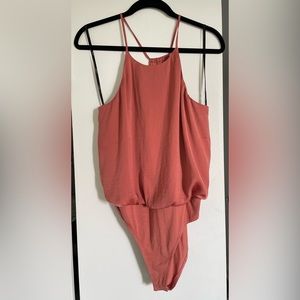Forever 21 satin bodysuit